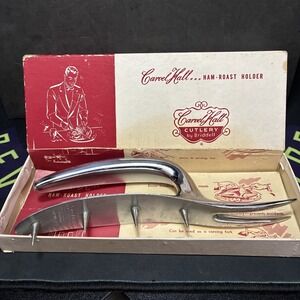 Vintage Carvel Hall Ham Roast Holder in Original Box D3